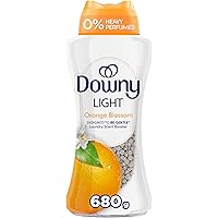 Downy Light Laundry Scent Booster Beads, Orange Blossom Scent, In-wash fabric beads designed to be gentle with a light boost
