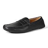 Amazon Essentials Men's Driving Moc Loafers, Black