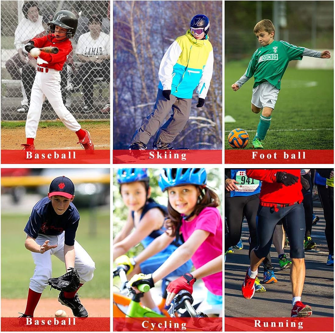 Youth Boys 3/4 Compression Leggings Pants Base Layer with Double Thick Material: Clothing