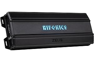 Hifonics Zeus Delta 3,350 Watt Compact Mono Block Nickel Plated Mobile Car Audio Amplifier with Auto Turn On Feature, ZD-3350.1D, Black