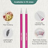 KnitPro Zing Single Pointed Needles 10 in 10.00mm 25cm view 3