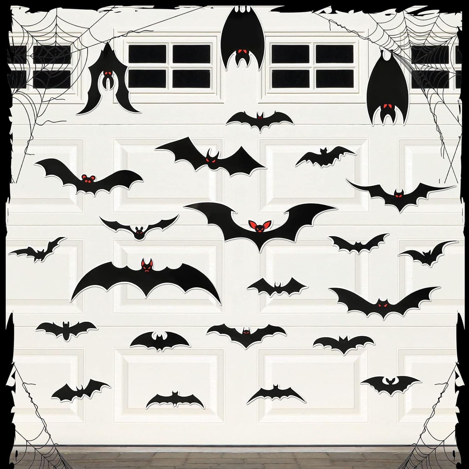 Garage Door Decorations - 14 Pcs Halloween Garage Door Magnets Garage Door Decorations Halloween Car Magnets Halloween Bats Magnets for Garage Door (Bat)