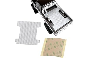 TCRC Stainless Steel Rear Body Anti-Skid Plate Board 1/18 TRX4M F-150 High Trail Crawler Truck Shell