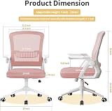 naspaluro Ergonomic Office Desk Chair with Height Adjustable Seat and Lumbar view 2