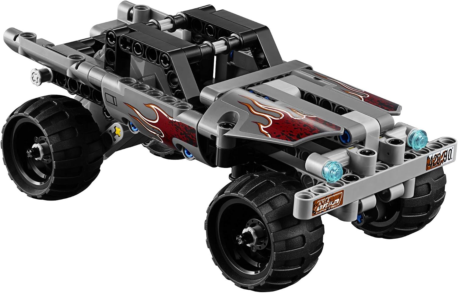 LEGO 42090 Technic Getaway Truck with Pull-Back Motor, Monster Truck Model, Building Set for 7+ Years Old Boys and Girls - Image 3