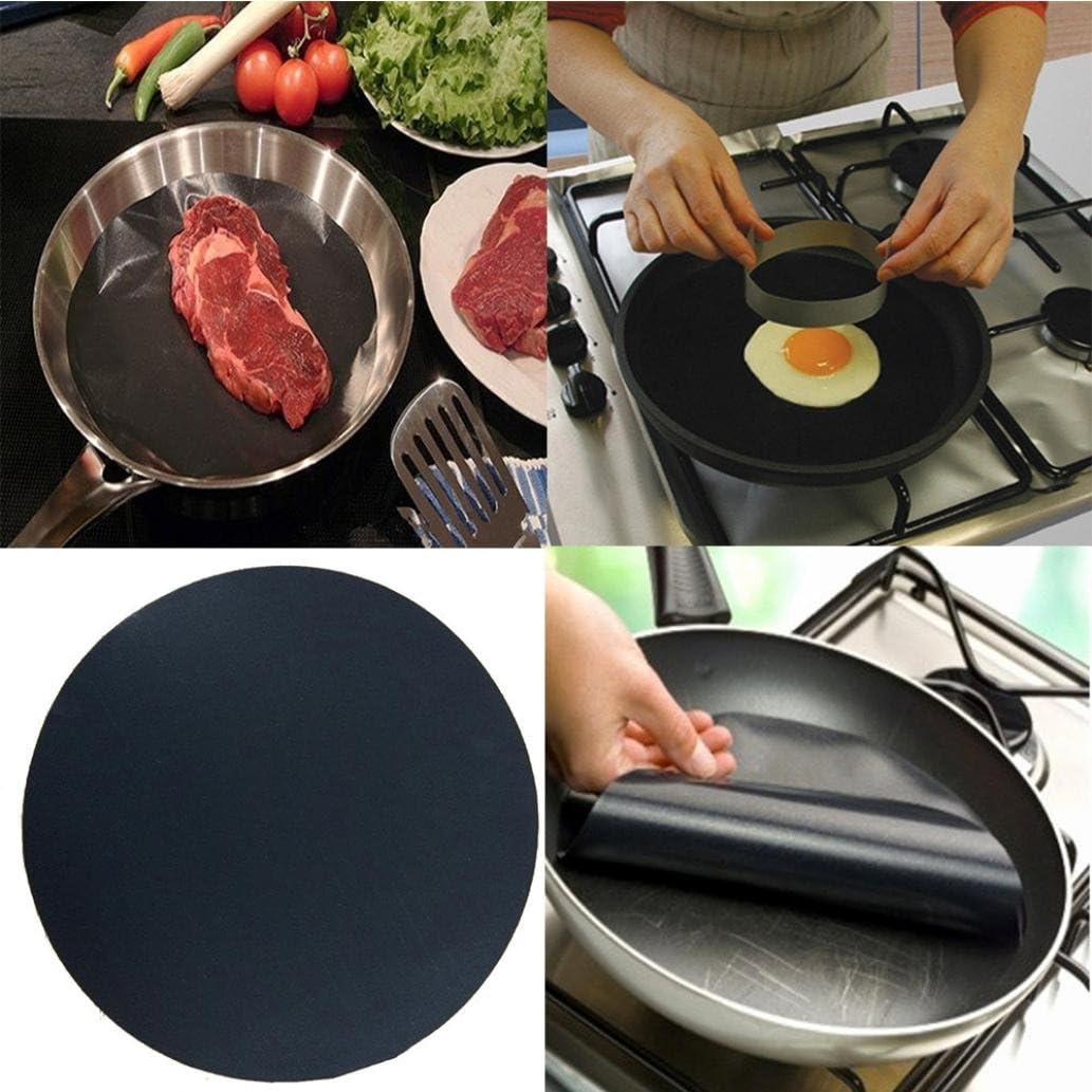 Gaddrt Nonstick Frying Pan Pad Heat Resistant Frying Pan Liners