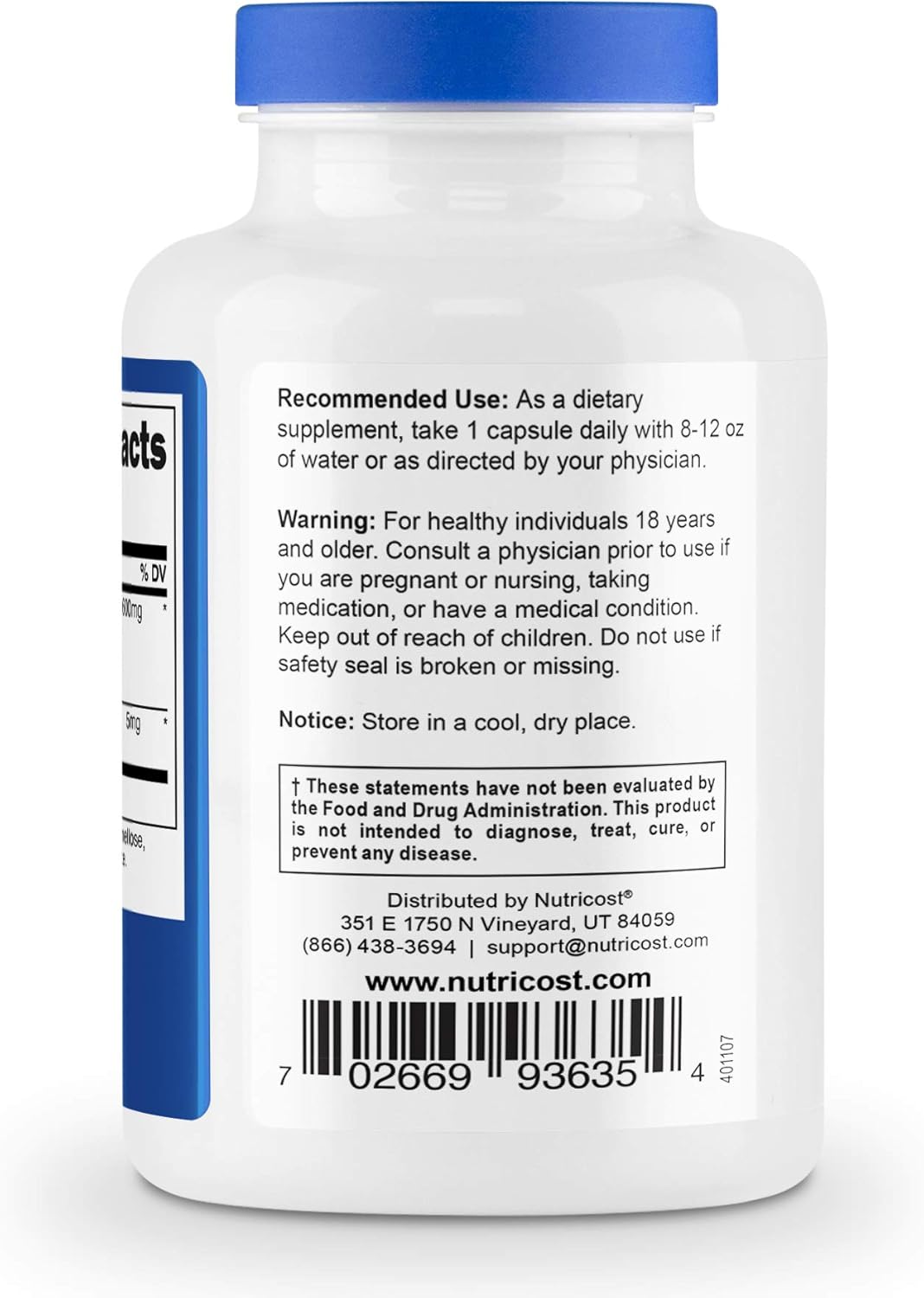 Nutricost KSM-66 Ashwagandha Root Extract 600mg, 60 Veggie Caps - High Potency 5% Withanolides - with BioPerine - Full-Spectrum Root Extract: Health & Personal Care