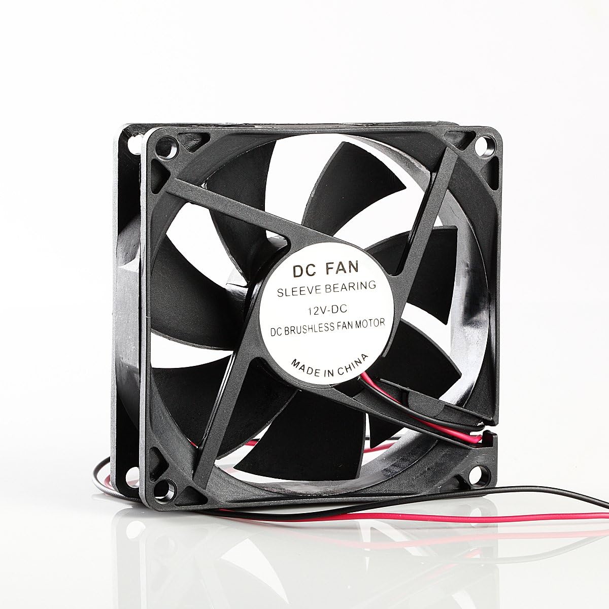 MotorOne DC Cooling Fan 12V 0.22A 45 CFM 2600 RPM 80mm x 25mm 220mA