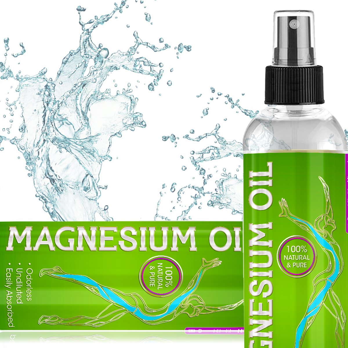 Magnesium Oil Spray 100 Pure From the Dead Sea Large 8