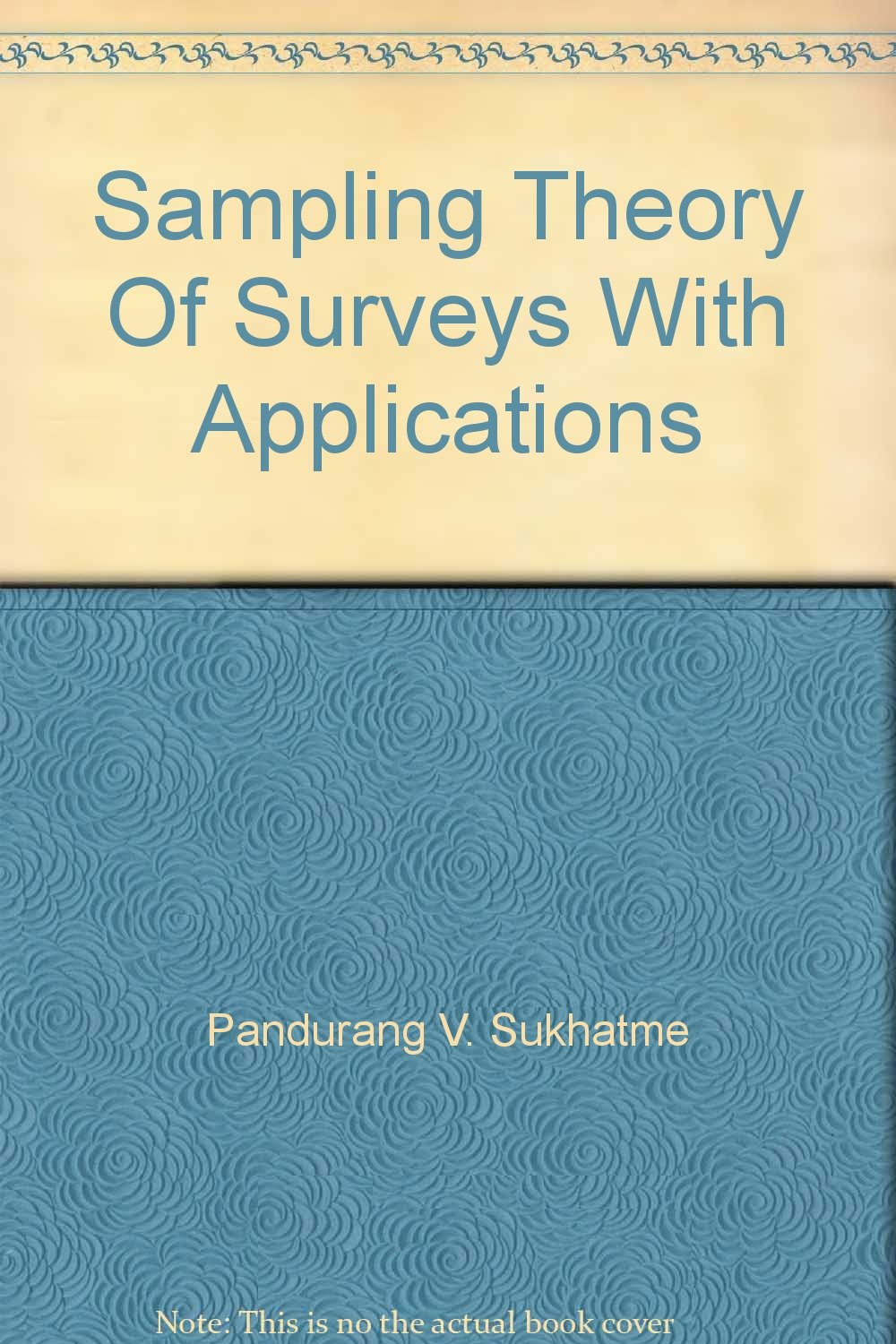V Theory Sampling With Of Applications: Surveys Pandurang ... Pandurang Surveys V Theory ... Applications: Of Sampling With
