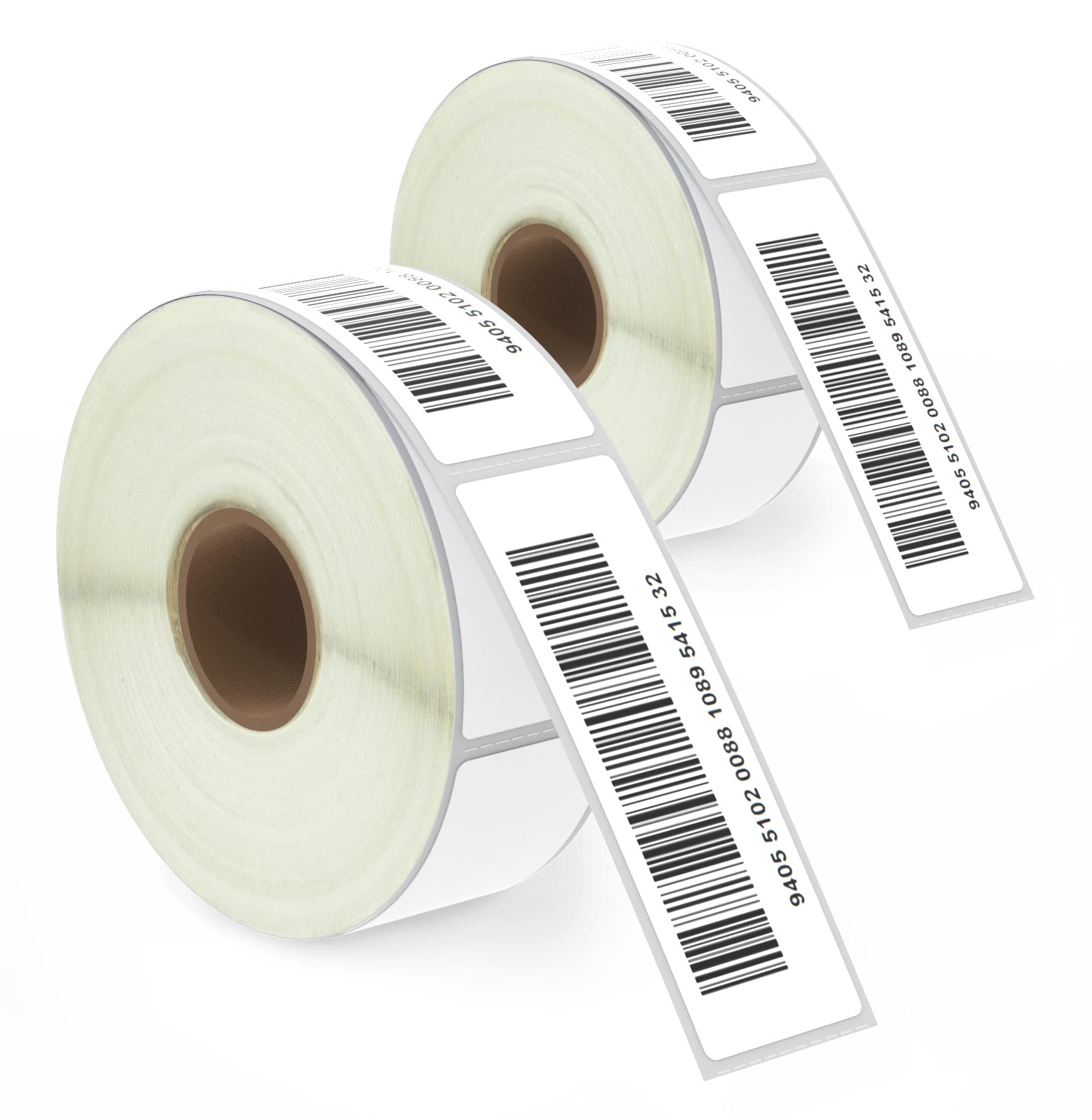 BETCKEY - 25mm x 76mm(1 in x 3 in) Barcode & Address Thermal Labels, 520 Perforated Stickers per Roll Compatible with Zebra & More Printers [2 Roll/1040 Labels]