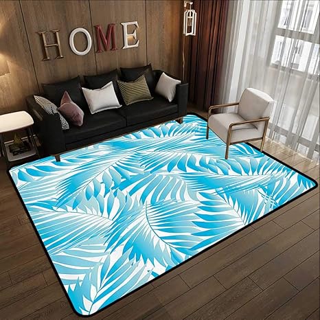 Amazon Com Super Cozy Bathroom Rug Carpet Leaves Decor