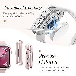 2-Pack Goton Waterproof Apple Watch Case for SE