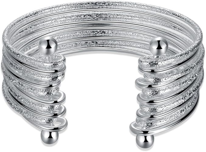bracelet argent massif femme