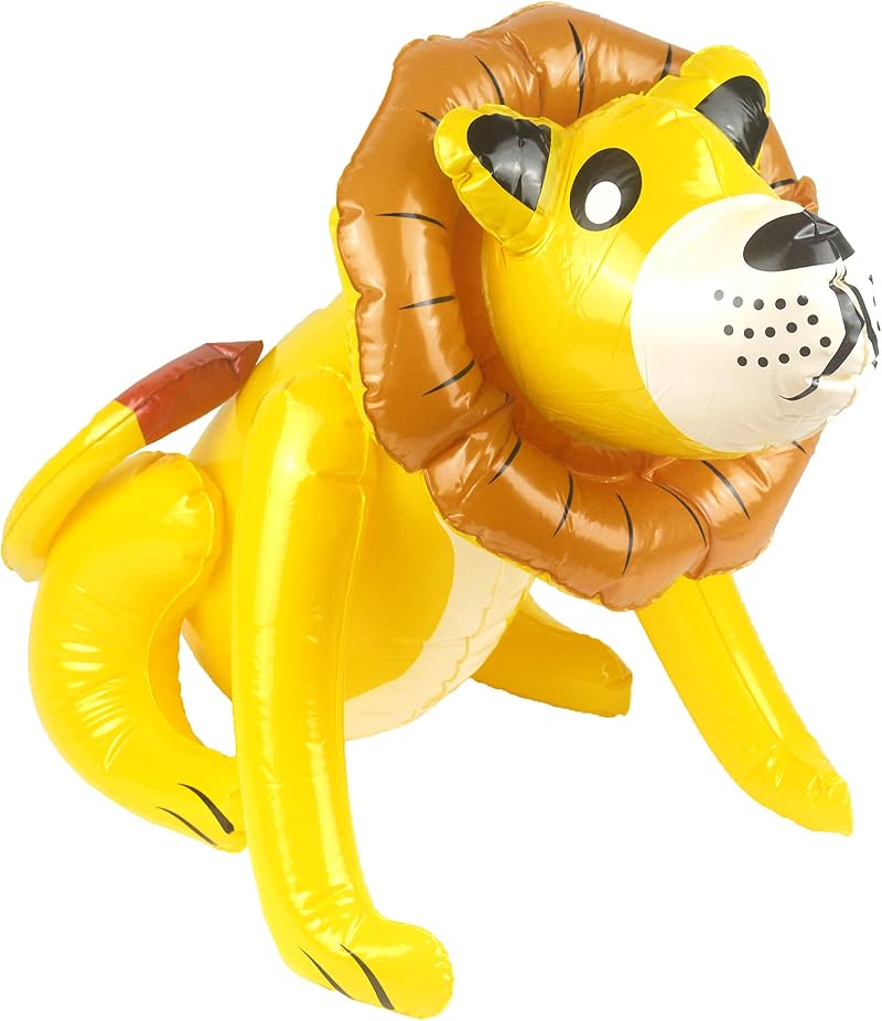 HENBRANDT Inflatable Lion Animal Safari Jungle Party Decoration Photo Prop 53cm