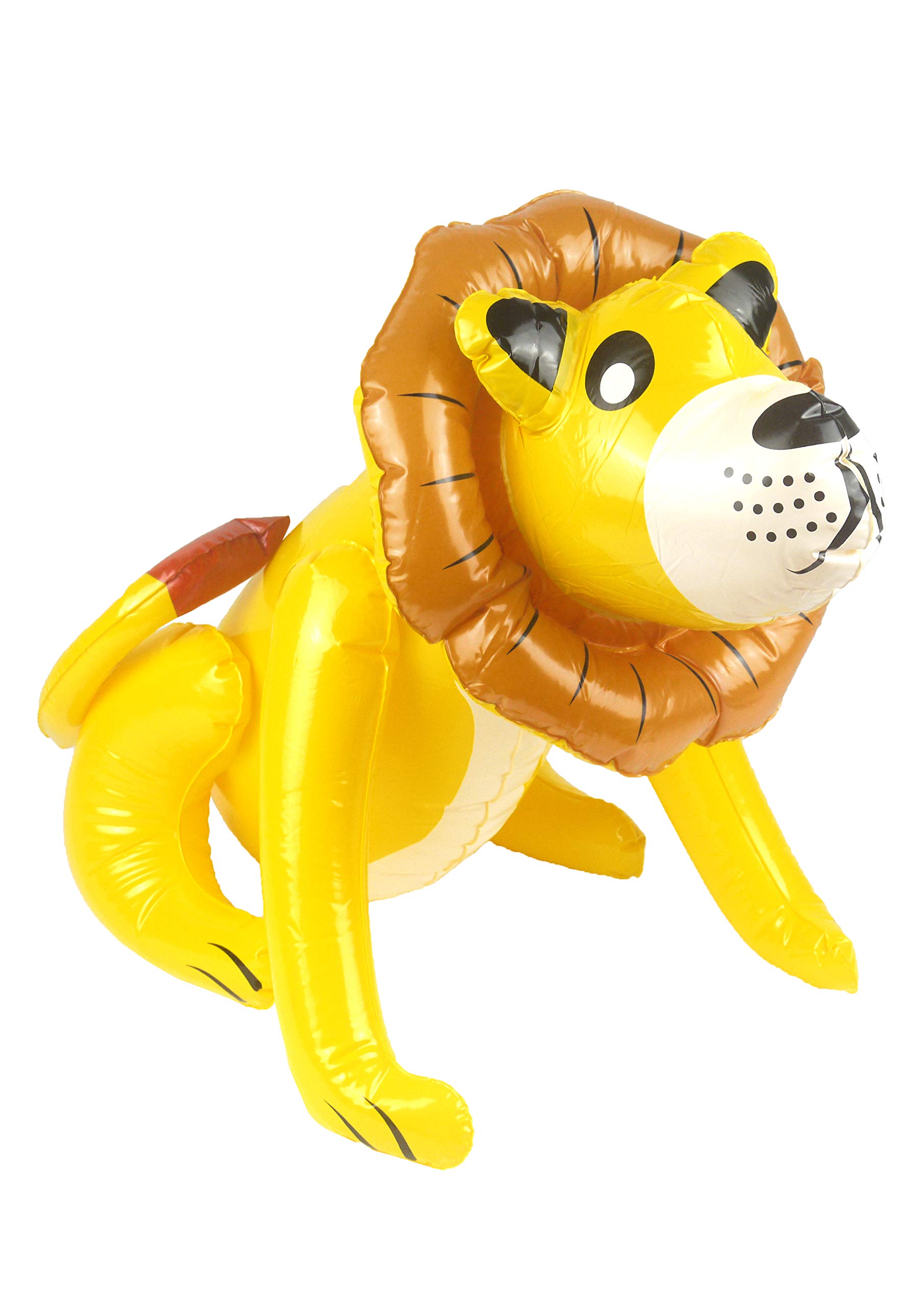 Henbrandt Inflatable Lion Animal Safari Party Decorations Jungle Blow Up Inflatable Toys Pool Party Photo Booth Props Fancy Dress Accessory