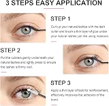 LYMYBETY Cluster Lashes Extensions 144P D Curl 10mm 12 Rows 12Pcs/Row view 6