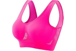 MONINTIC Sports Bras for Women High Support Wireless Bras Plus Size Push up Sports Bras Comfortable Everyday Bralette