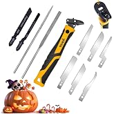 TOOLAN: 10-In-1 Model Craft Hand Saw &amp; File Set. DIY Mini Razor Saw&amp;File Kit for Handcrafted, Modeling, Plastic, and Other Fine Cutting, Reliable Blade Quick Change Mechanism
