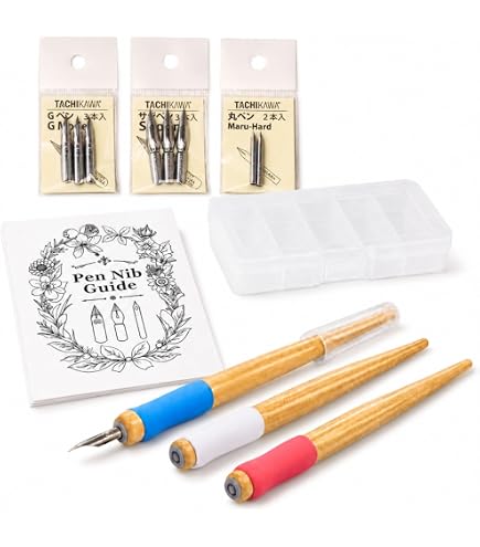 Amazon.com: Tachikawa Manga Pen Nib Maru Pen - 2pc : Arts, Crafts