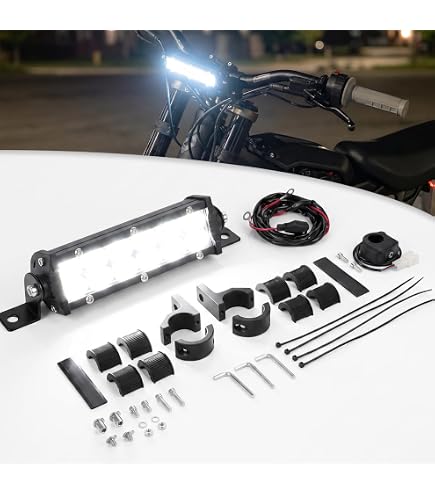 Amazon.com: Headlight LED Light Bar Kit USB Switch for CRF110