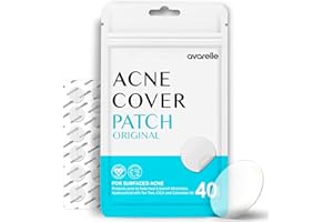 AVARELLE Acne Cover Patches, Eligible Hydrocolloid Pimple Patches for Face with Tea Tree Oil, Korean Skincare Zit Patches for Face | HSA Store Eligible Items | Vegan, Cruelty-free