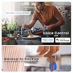 Lockly Secure Pro Wi-Fi Smart Door Lock, Keyless