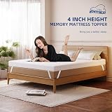 wowttrelax Memory Foam Mattress Topper 4 Inch Double Bed Orthopedic Cooling view 8
