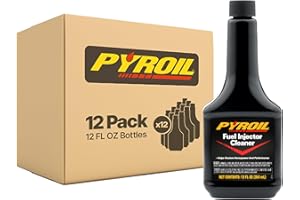 Pyroil Fuel Injector Cleaner, Cleans Deposits, Improves Engine Performance & Gas Efficiency, 12 Fl Oz (Pack of 12)