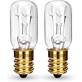 LikeLion 15-watt T4 Incandescent Bulb for SL/XL Lights, Clear, E12 Base, Pack of 2
