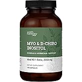 Earth Harmony Myo-Inositol & D-Chiro Inositol Supplement for Women, Ovarian & Hormone Balance for Women - Supports Normal Cycles, Fertility Supplement (120 Capsules)