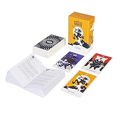Modern Tarot Card Deck with 194-Page Guidebook and