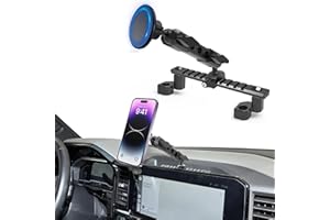 for 2022 2023 2024 2025 Chevrolet Silverado & GMC Sierra Dash Phone Mount, 2022+ Chevry Silverado 1500/2500/3500 Phone Holder