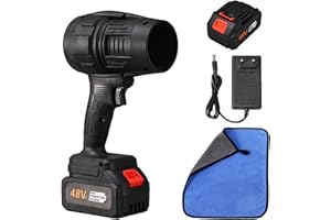 Jet Dry Blower Car Drying, Portable Jet Blower, Cordless Turbo Super Power Air Duster for Outdoor & Indoor (Black)