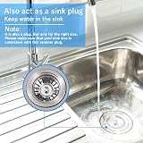 Tomario Upgraded Stainless Steel Sink Plug Strainer 78mm UK Kitchen Drain view 4