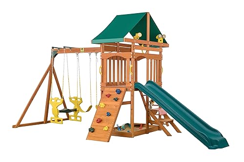 Sky View Cedar Backyard Playset W: 17'10