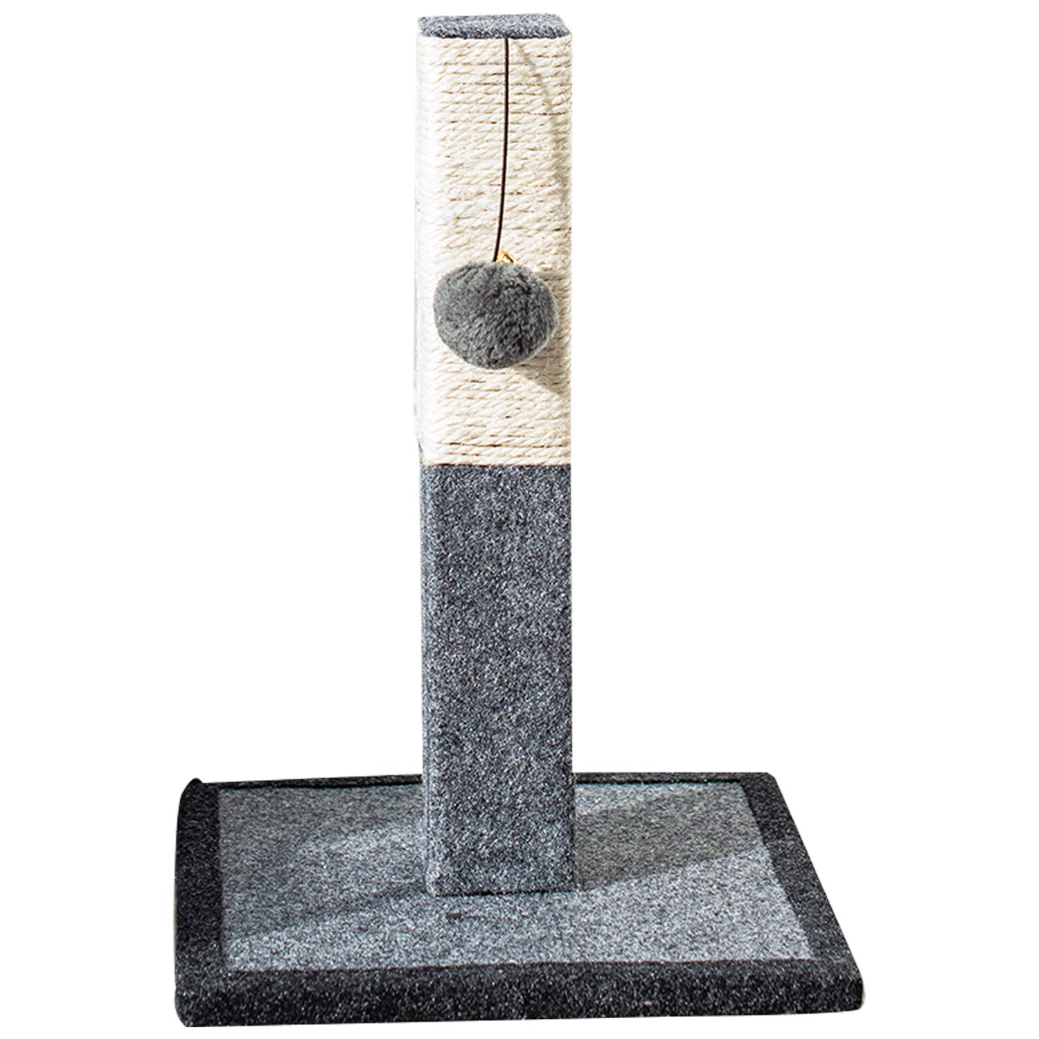 Catry 17" Cat Tree Cat Scratching Post with Natural Sisal Rope Cat