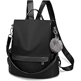 CHERUTY Women Backpack Purse Nylon Anti-theft Fashion Casual Lightweight Travel Shoulder Bag