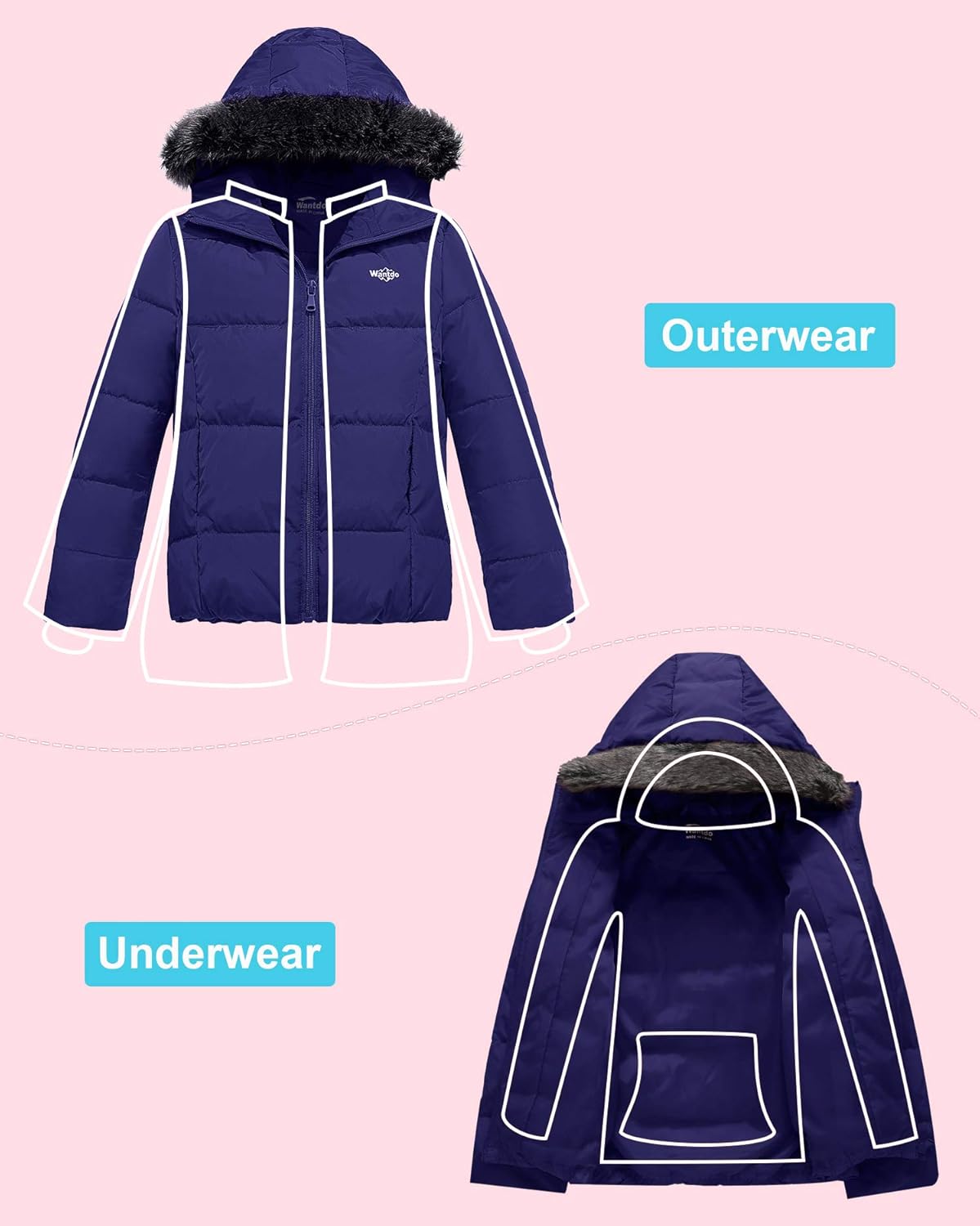 lightweight warm coat with hood
