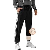 VOGSTART Men's Sherpa-Lined Jogger Pants Winter Active Thermal Sweatpants (S-XXL)
