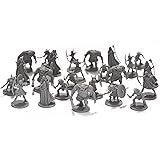 DND Enemies Minis 25 Fantasy Miniatures for Tabletop/Dungeons and Dragons Roleplaying Games - Bulk Minis Unpainted- Monsters 