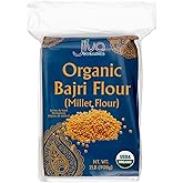 Jiva Organics Organic Millet Flour 2 Pound Bag - Bajri, Bajra, 100% Natural & Non-GMO