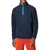 Amazon Essentials Men's Snap-Front Pullover Polar Fleece Jacket
