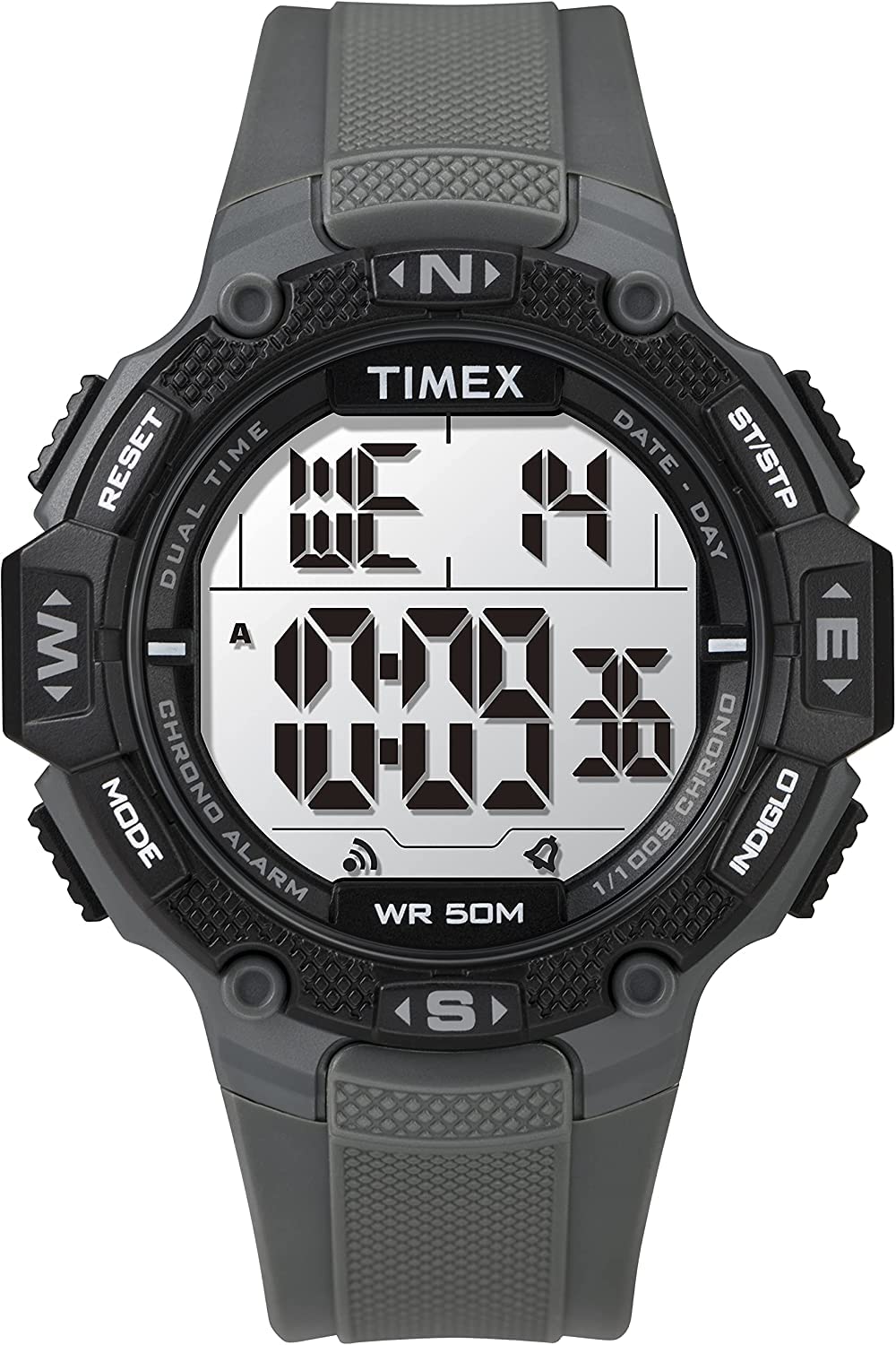 Timex Men's DGTL 46mm Chrono Rugged Resin Strap Watch TW5M41100