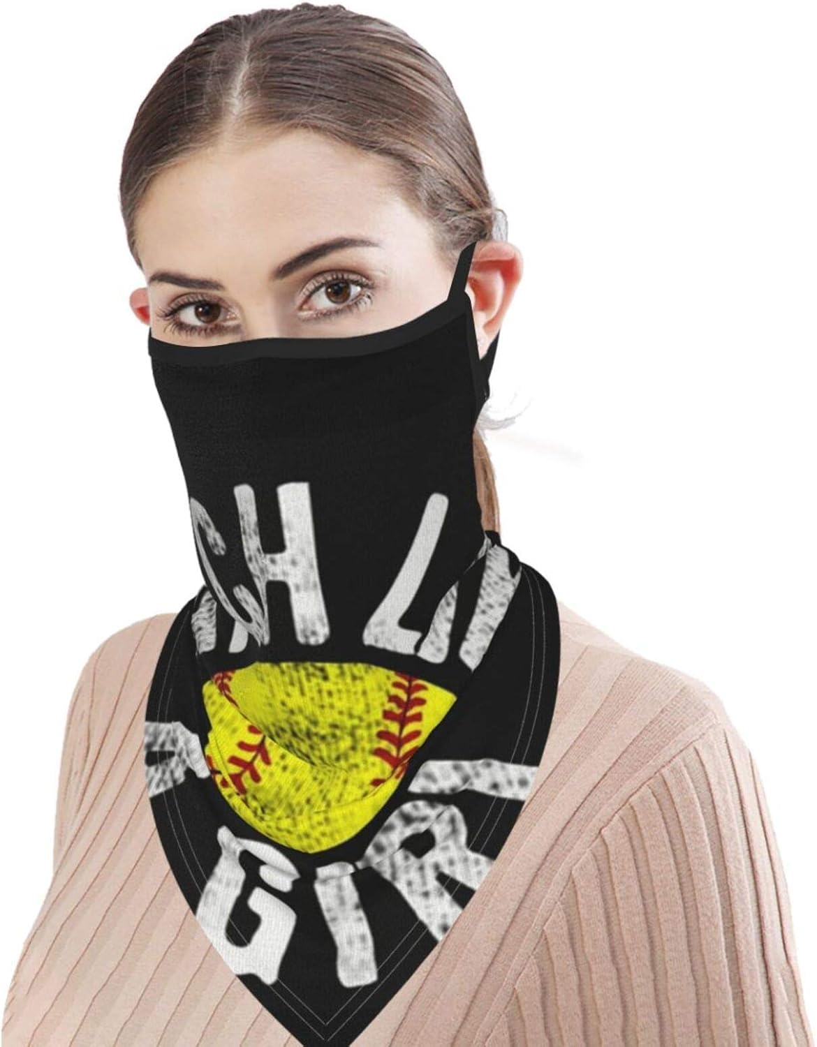 Catch Like A Girl Softball Catcher Face Mask Reusable Washable Cloth