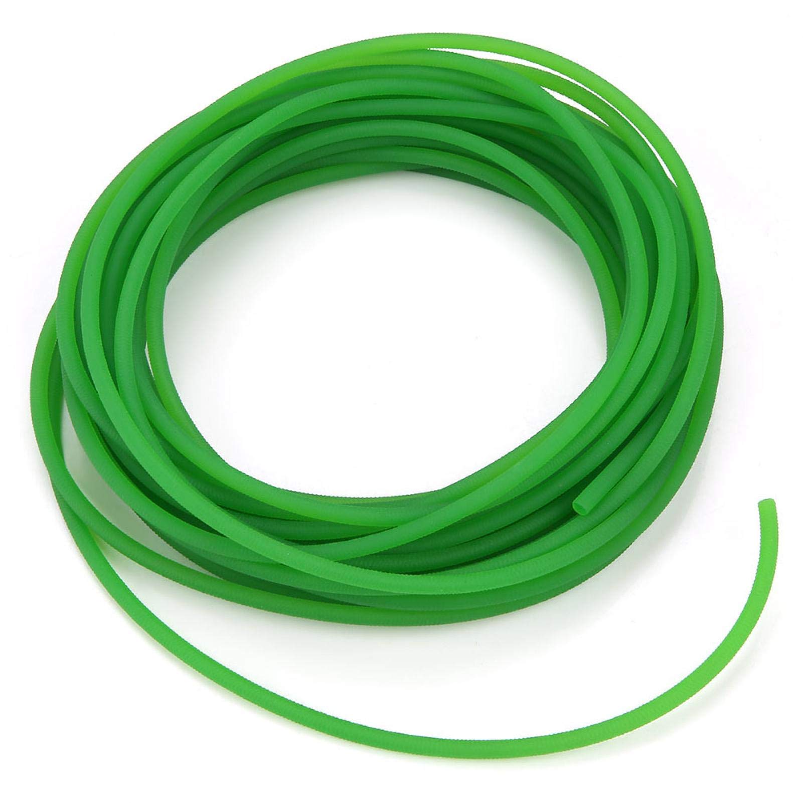 Polyurethane Round Belt, High-Performance Green Rough Surface PU Polyurethane Belt Roll Urethane Belting for Drive Transmission Printing Machine(4mm*10m)