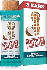 Perfect Bar Original Refrigerated Protein Bar, Coconut Peanut Butter, 2.5 Ounce Bar, 8 Count