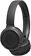 JBL Tune500BT Cuffie Wireless Sovraurali con Funzione Multipoint e Ricarica Veloce Cuffie On-Ear Bluetooth con Connessione a Siri e Google fino a 16 h di Autonomia, Nero