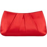 FLAIRFOLIO Womens Evening Clutch Pearl, Bride Evening Clutch Purses for Women, Formal Clutch Purses for Women Evening Prom