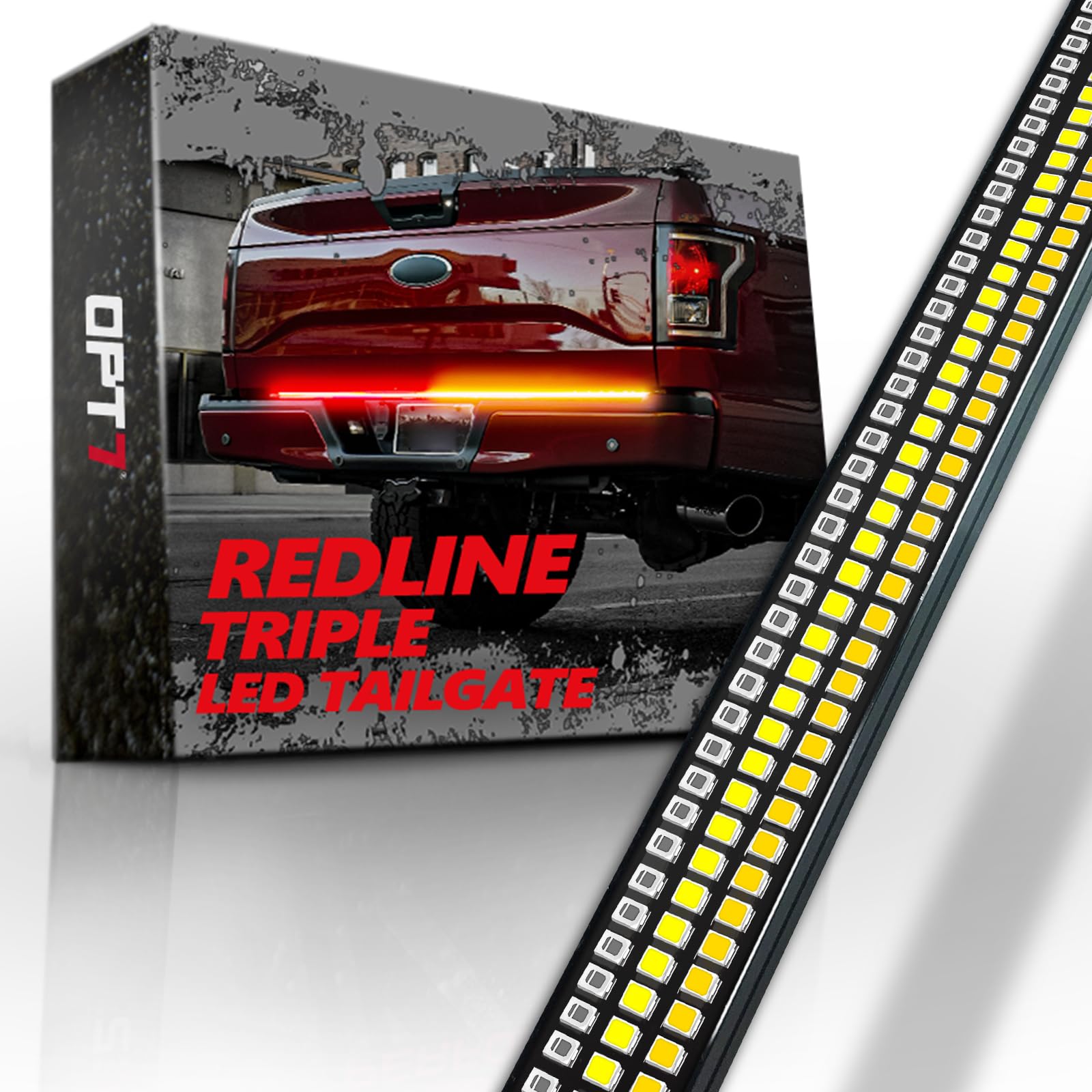DEERMOTO 60 3-Row Truck Tailgate Light Bar